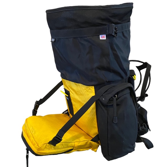 True North Gear Pack  Wildland Fire Fighter Hiking Roll Top Padded Belt USA Made - Picture 9 of 12